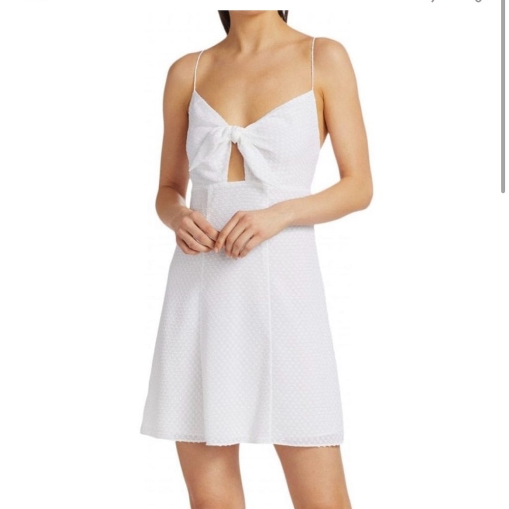 Alice + Olivia White Mini Dress